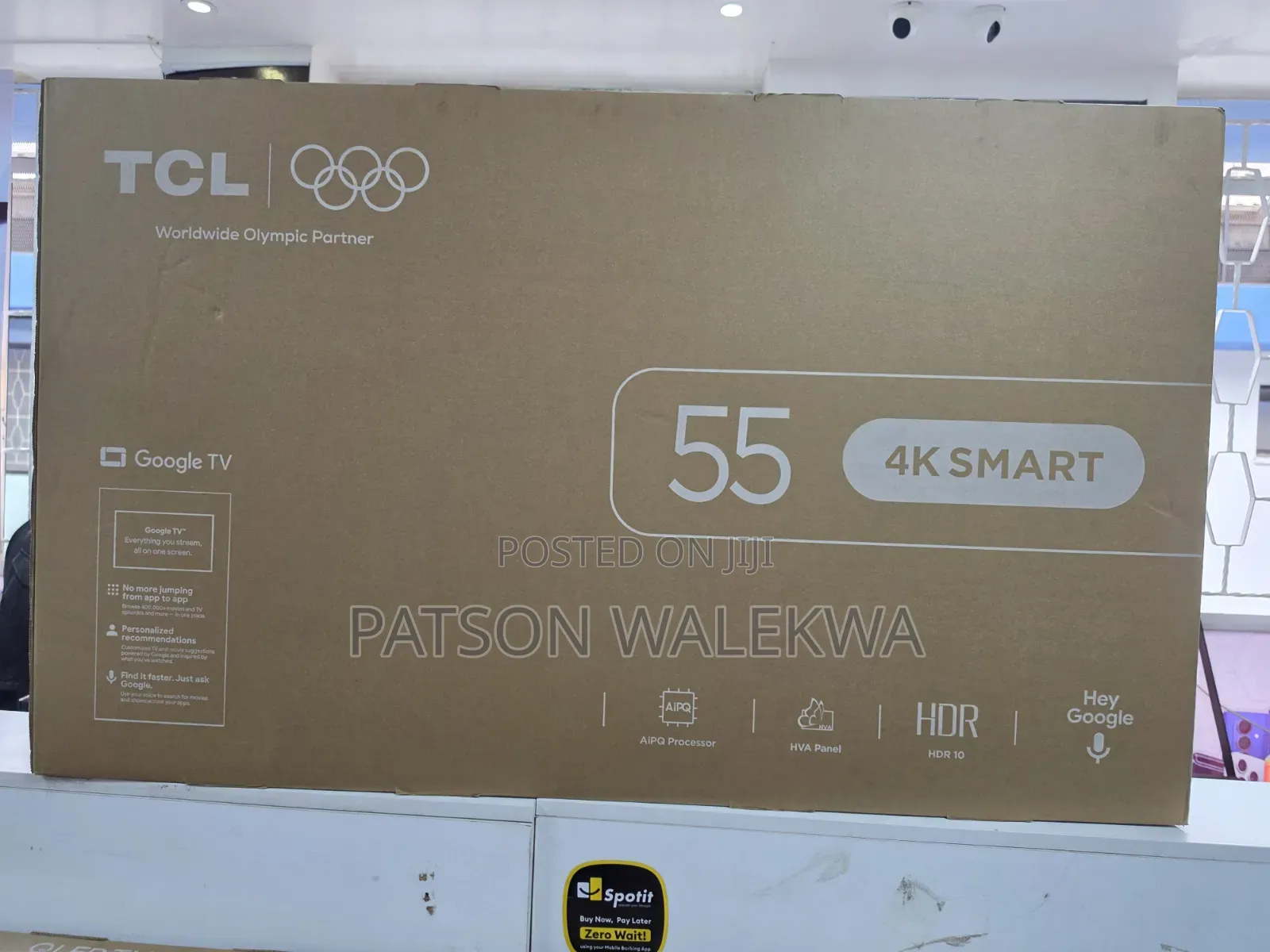 TCL V6D 55 Inch Direct LED 4K HDR Google Smart TV (2026)