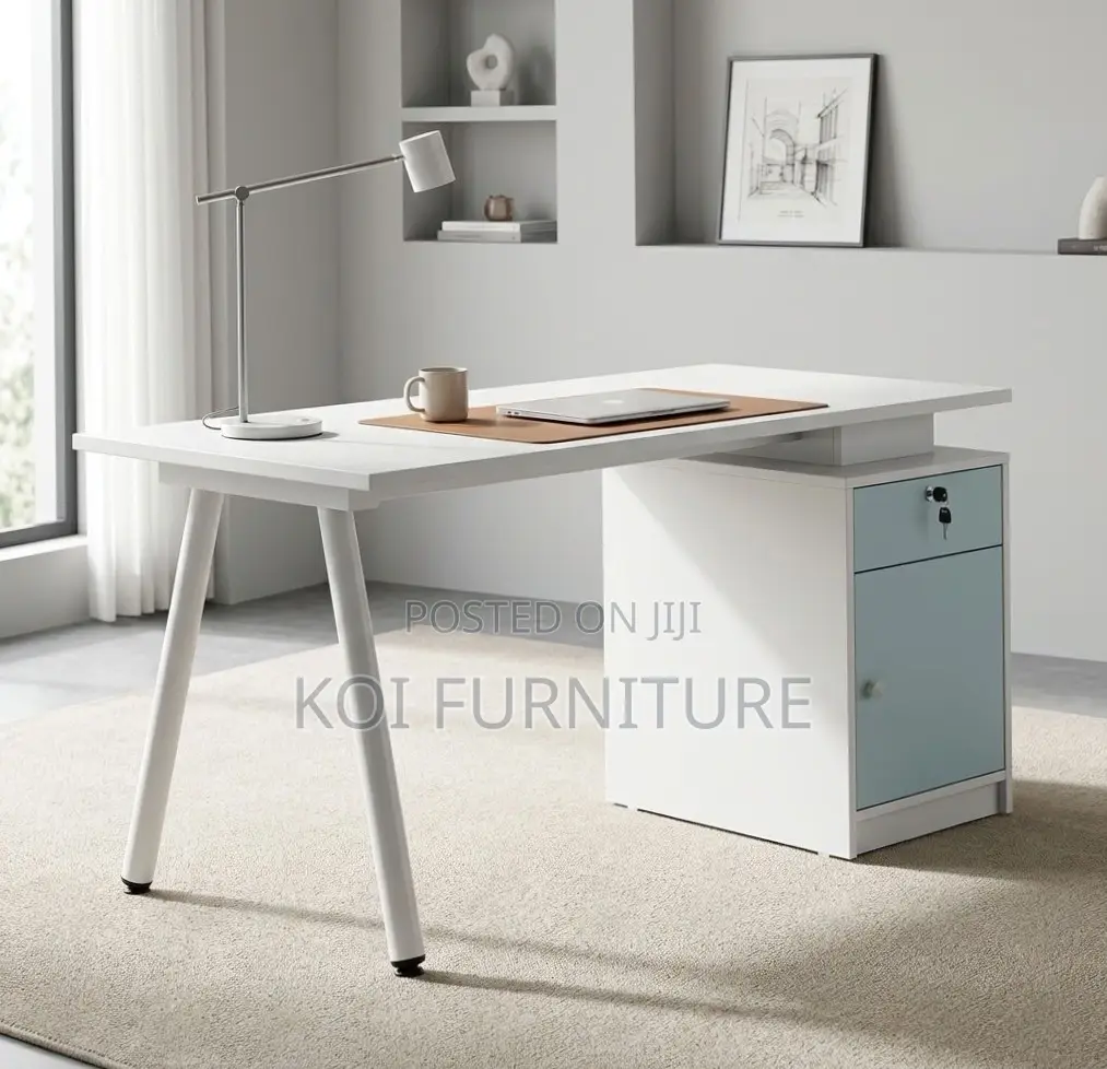 Office Desk; Lockable Modern 1200MM Executive Staff Desk