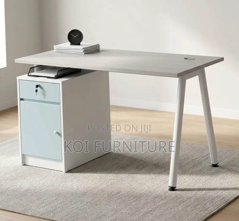Office Desk; Lockable Modern 1200MM Executive Staff Desk