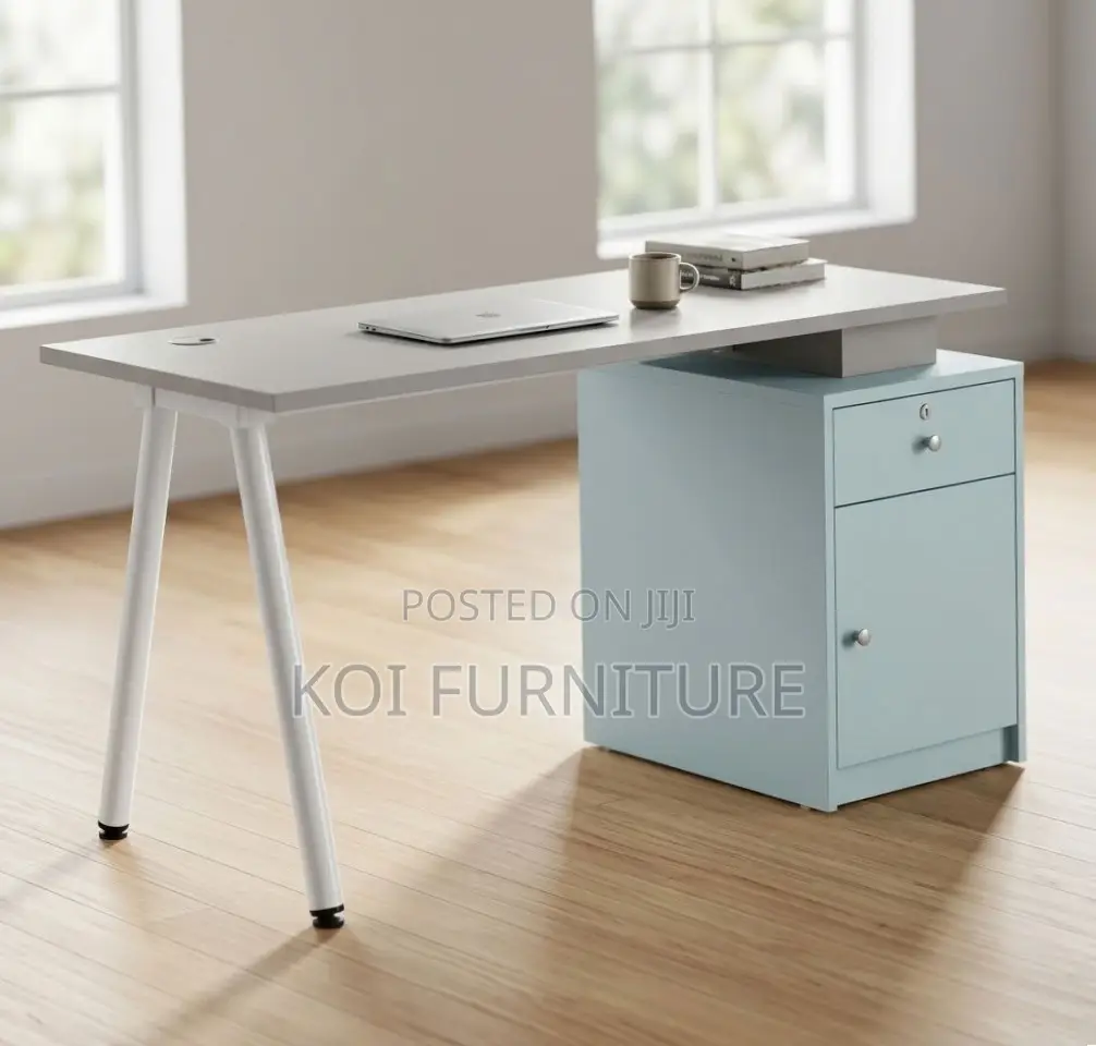 Office Desk; Lockable Modern 1200MM Executive Staff Desk