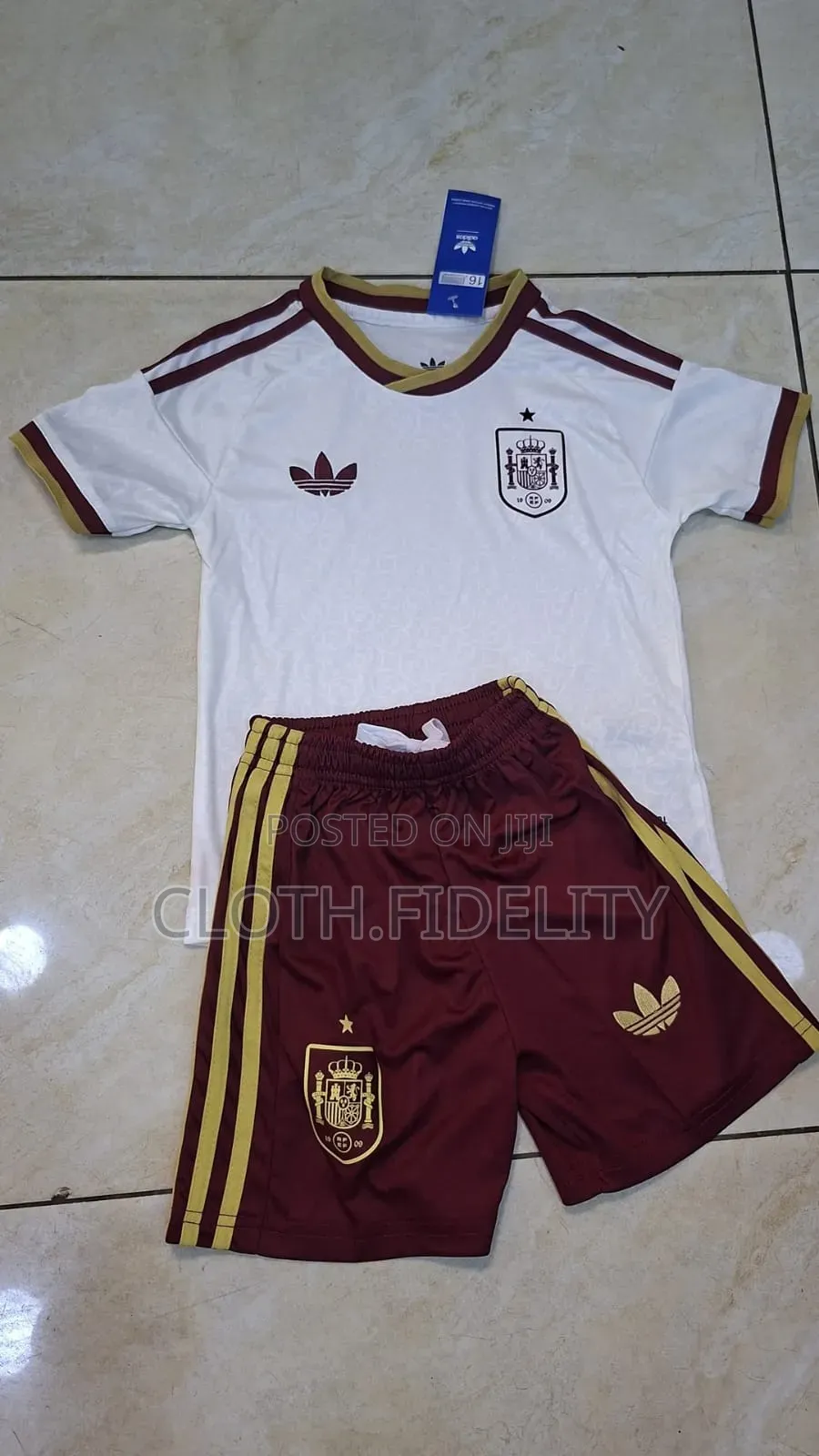 Spain Away World Cup Kids Jersey 2026.