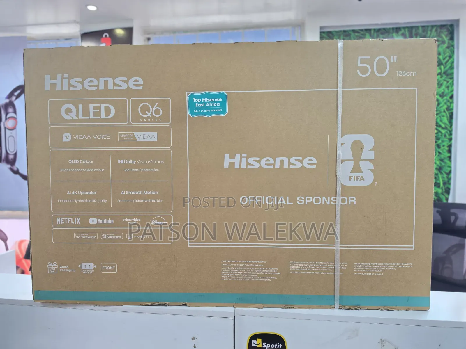 Hisense 50 Inch QLED 4K Smart TV 50Q6QKEN