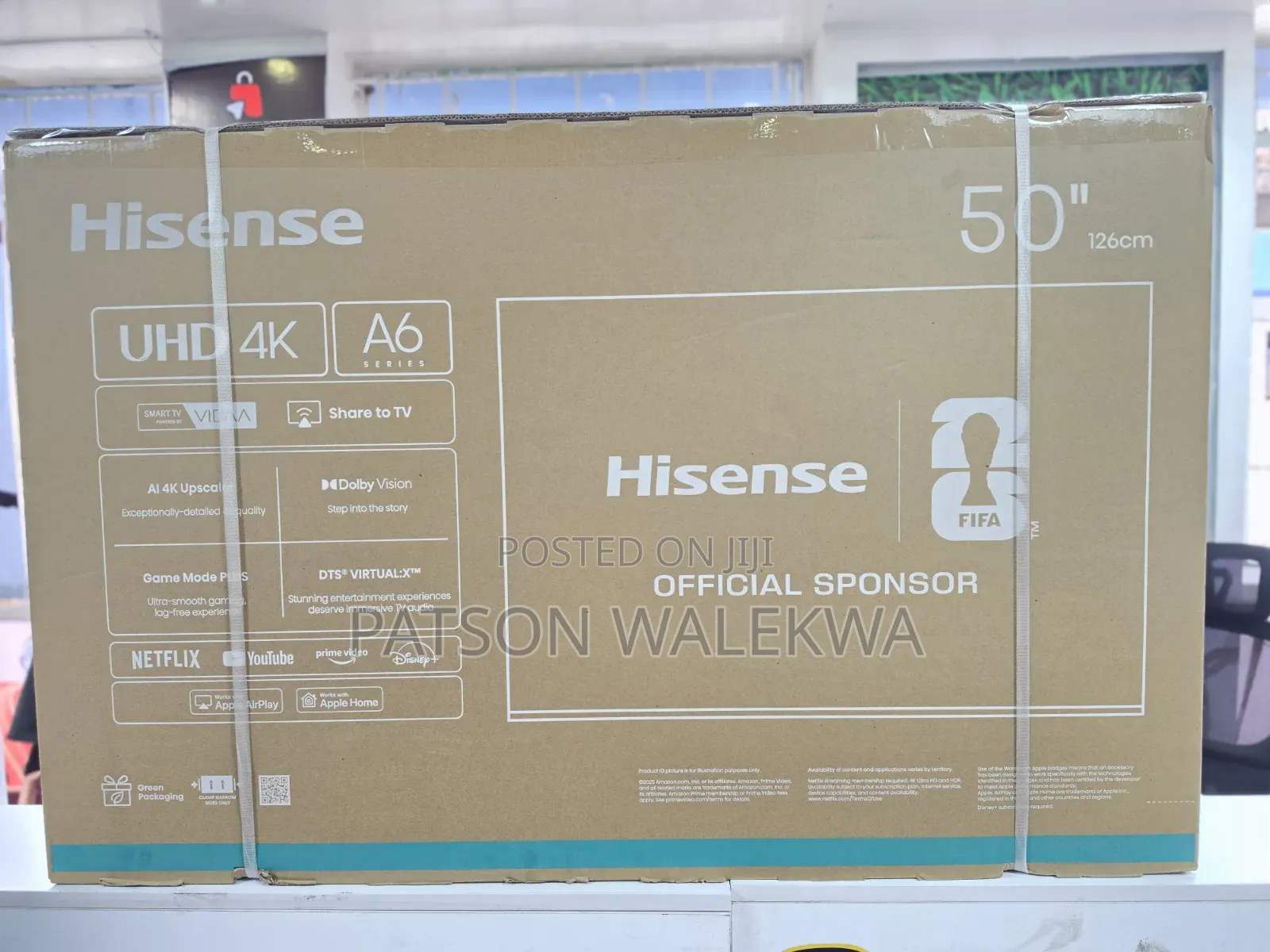 Hisense 50 Inch 4K UHD Smart TV-50A6Q