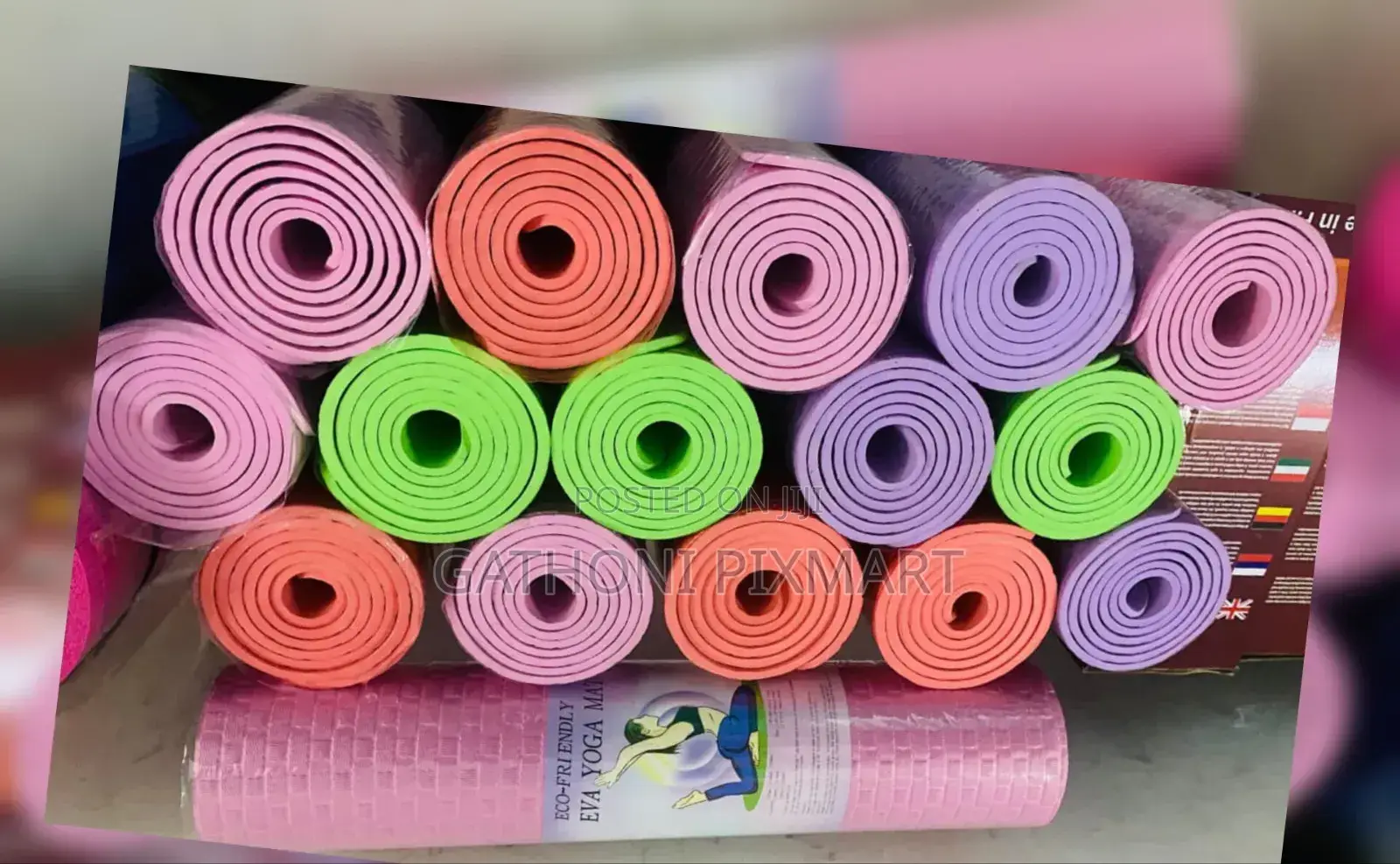 7mm Thick Non-Slip Style Yoga Mat for Home Workouts