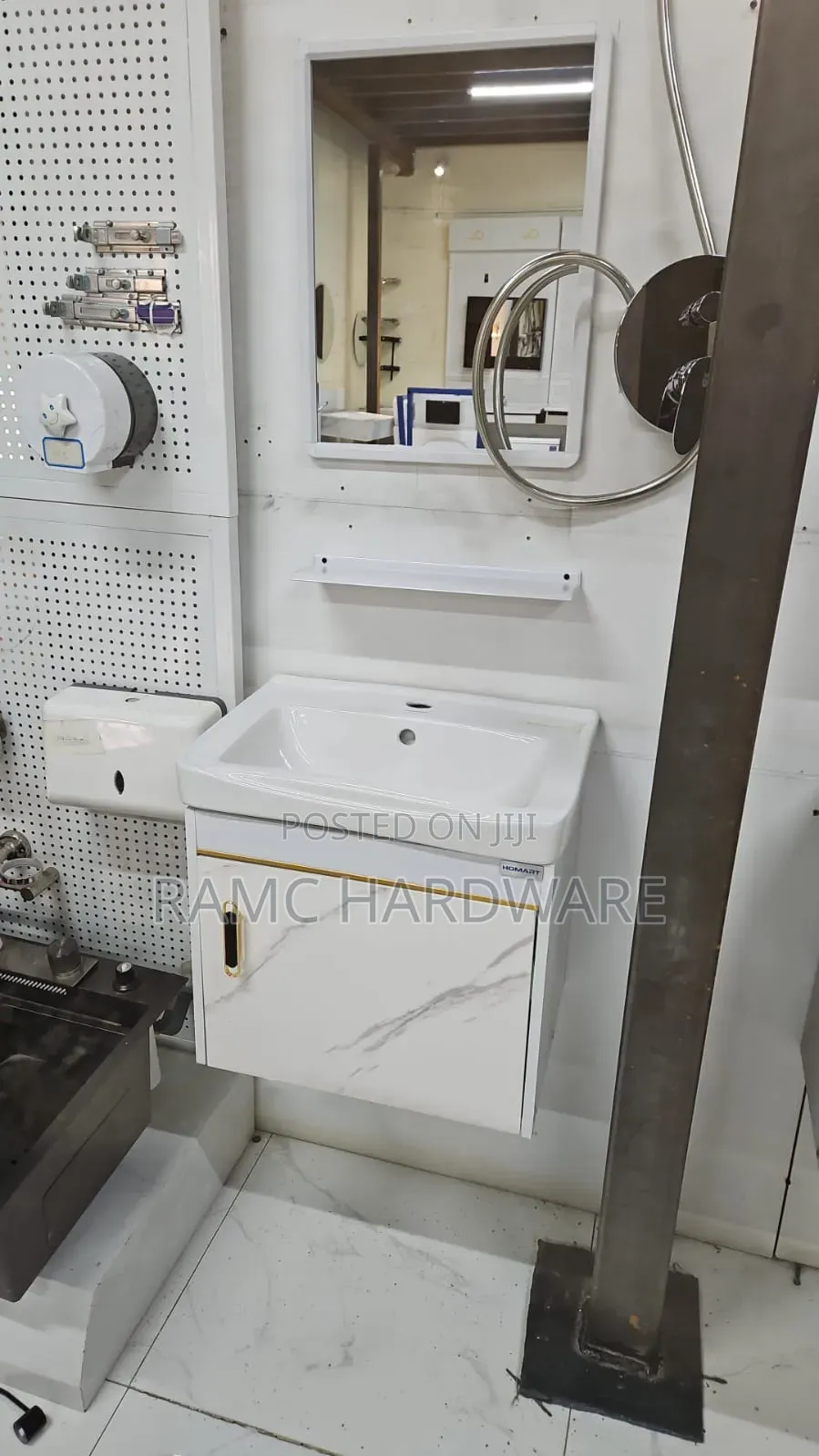 Vanity Cabinets Gold Stripe.