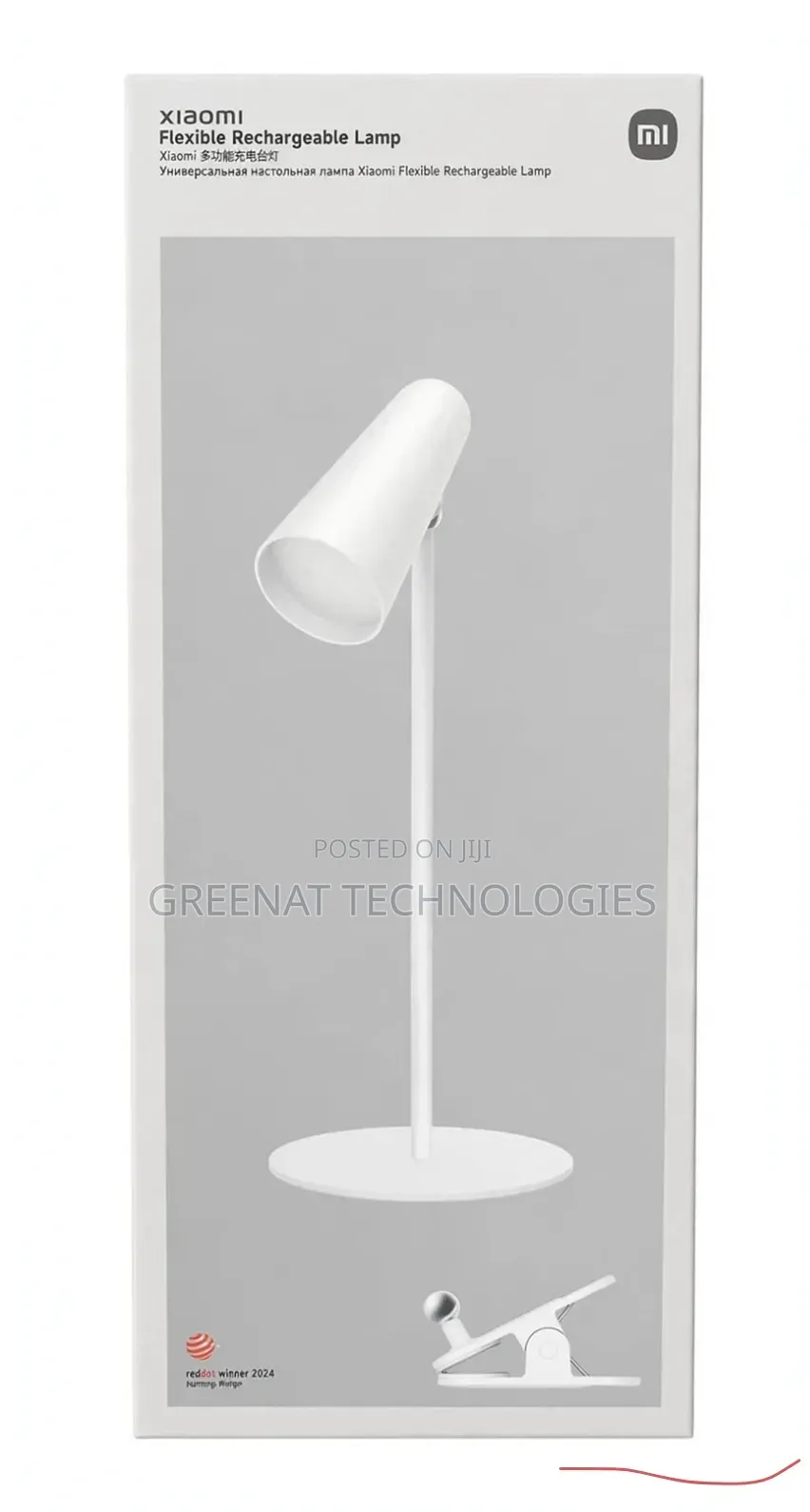 Xiaomi Multifunctional Flexible Rechargeable Desk Lamp Clip & Stand