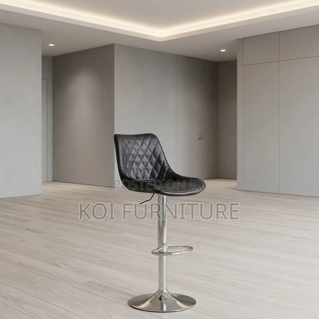 Barstools; Leather High Height Reckining Home Barstools