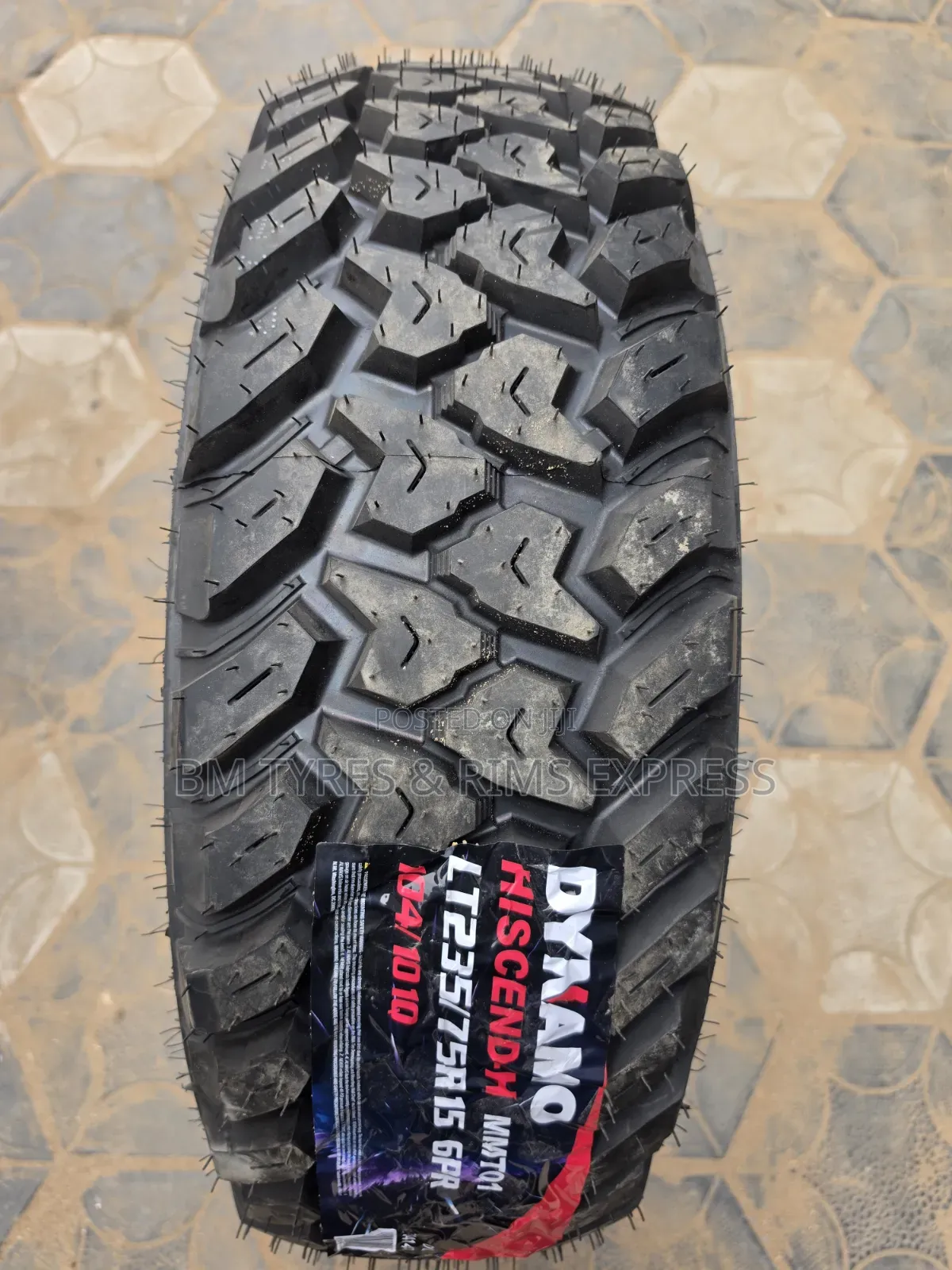 235 /75 R15 Dynamo Tyres (Mud Terrrain)