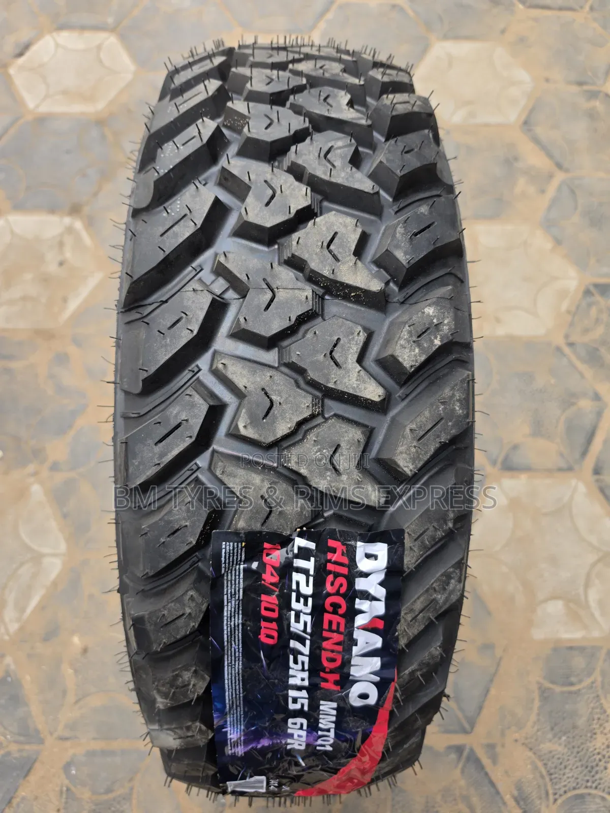 235 /75 R15 Dynamo Tyres (Mud Terrrain)