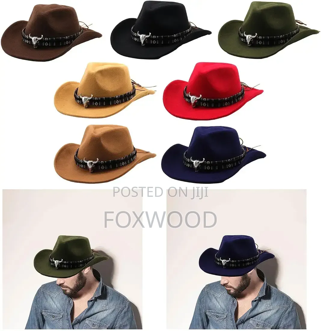 Western Cowboy Hat Men Warm Sun Protection