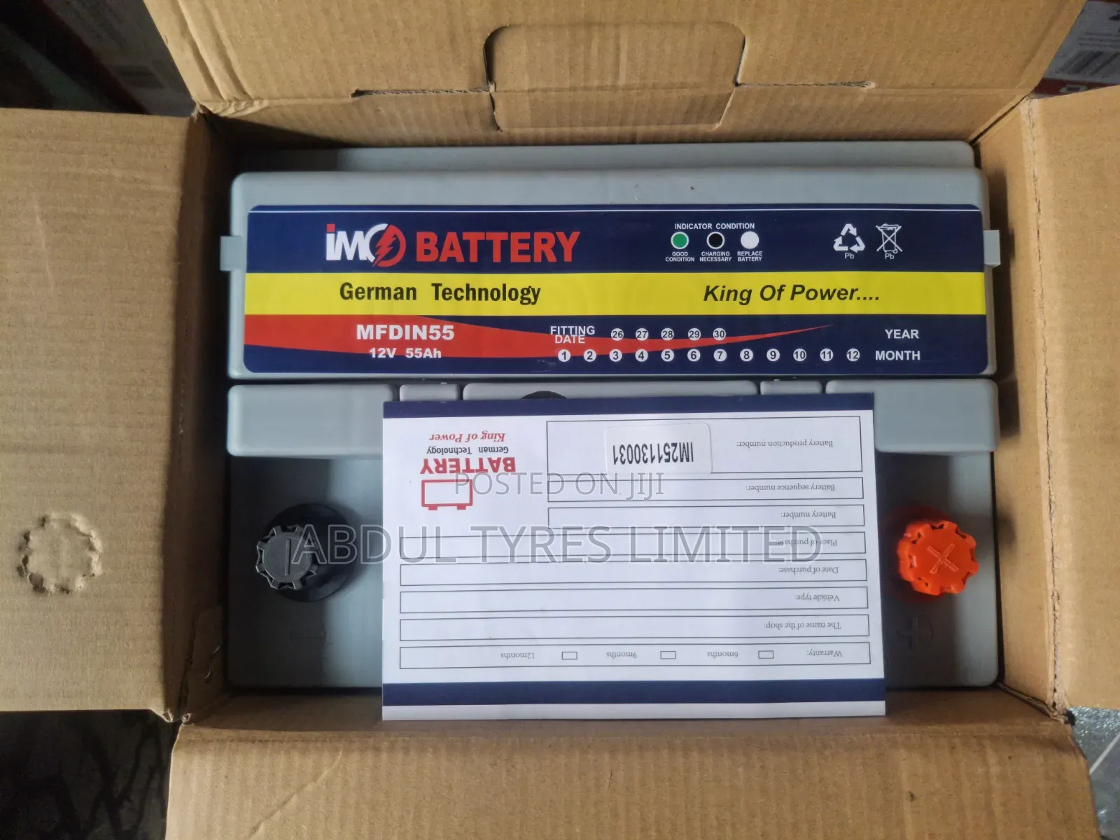 Mfdin55 Imo Battery German Technology