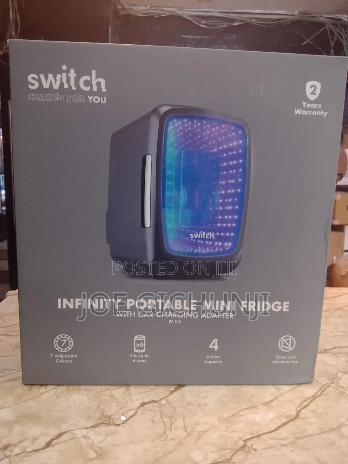 Switch Infinity Portable Mini Fridge (4L With Car Charging Adapter)