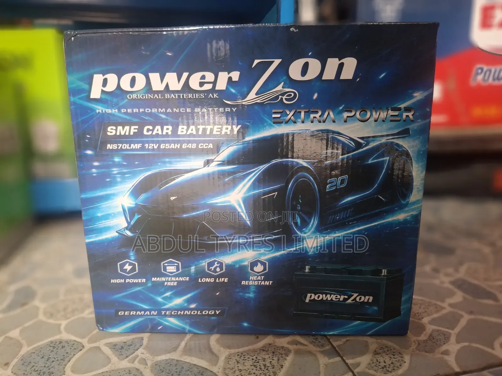 Ns70 Mf Powerzon German Technology Battery