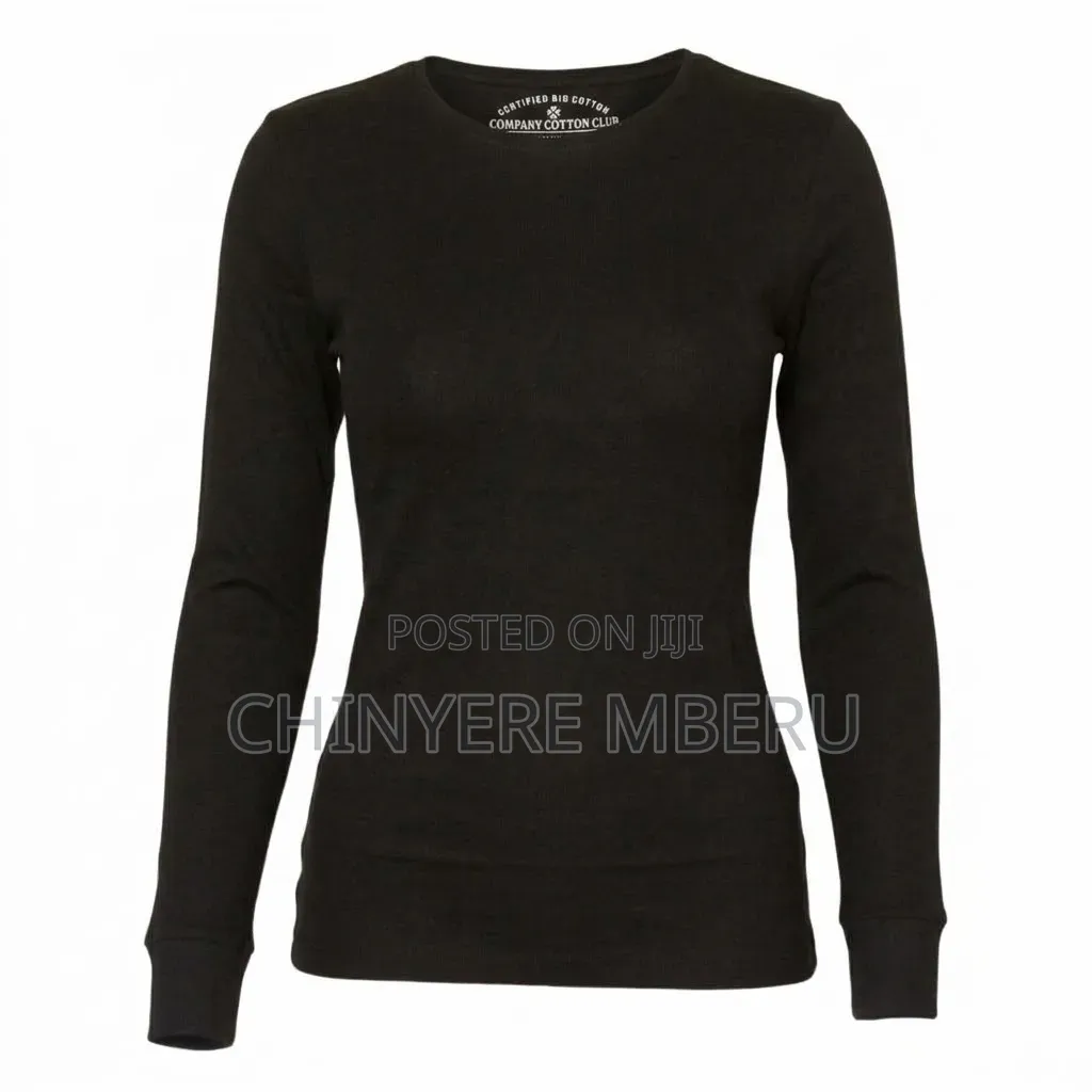 Slim Fit Black Long Sleeve Shirt
