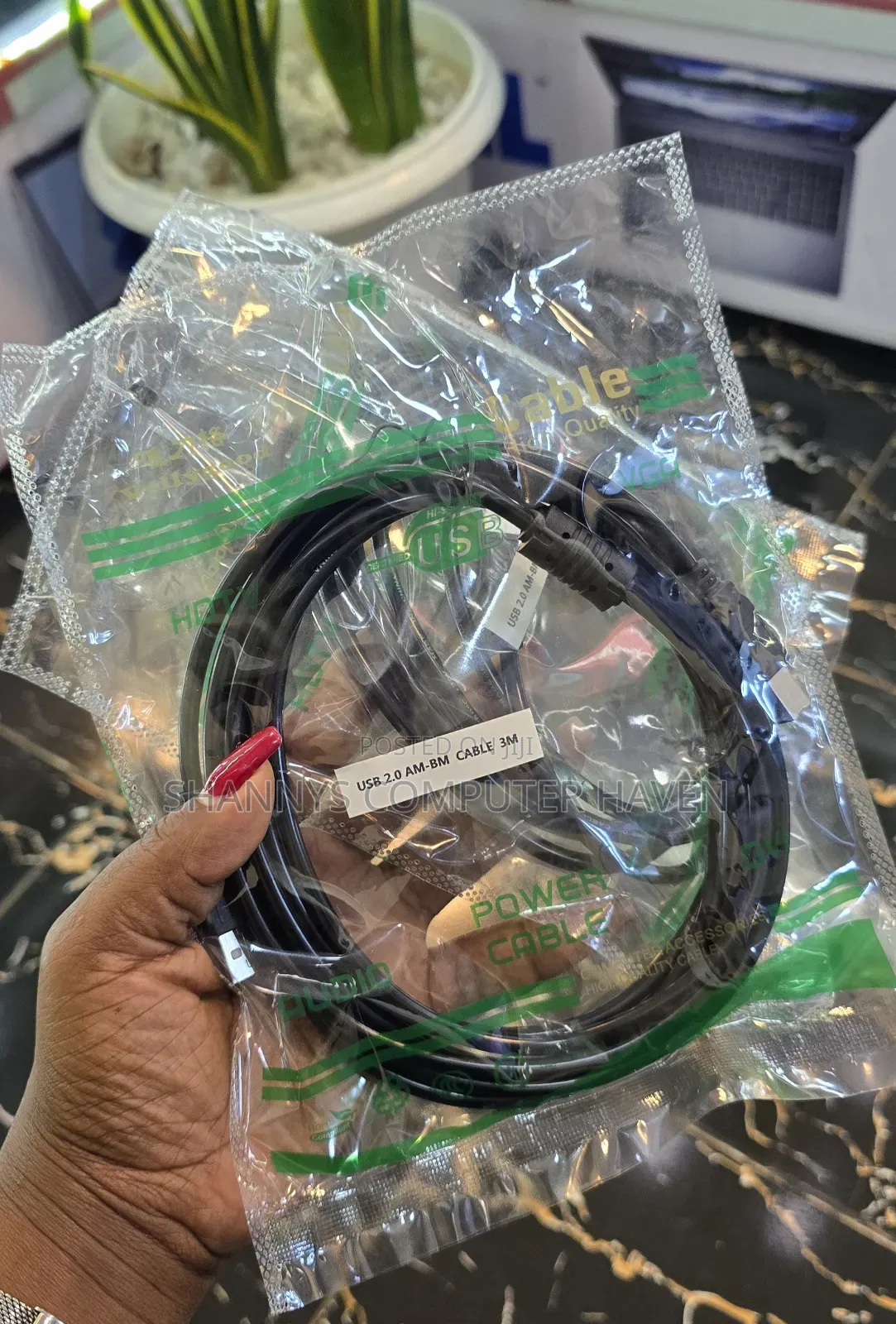 USB 2.0 Printer Cable 3M – USB a to B for Printers