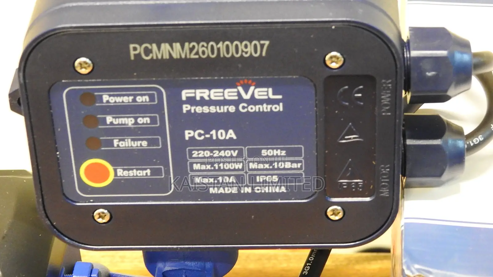 Freevel 0.5hp Electric Water Pump With Pressure Control Switch