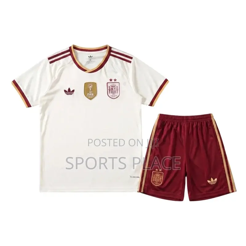 Spain Away Jersey for Kids - World Champions Edition