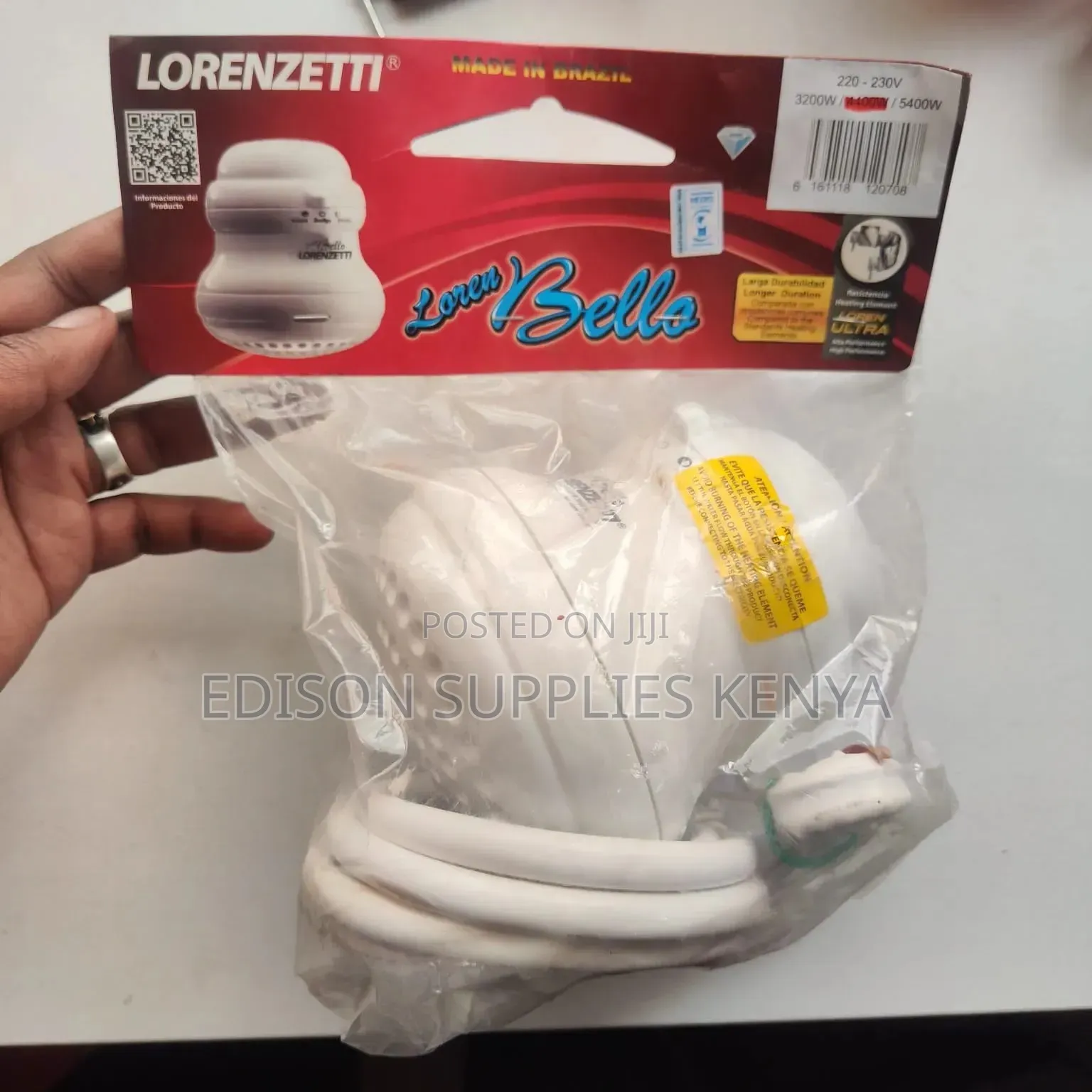LORENZETTI BELLO BANHO ULTRA Instant Shower Salty Borehole Fresh Water