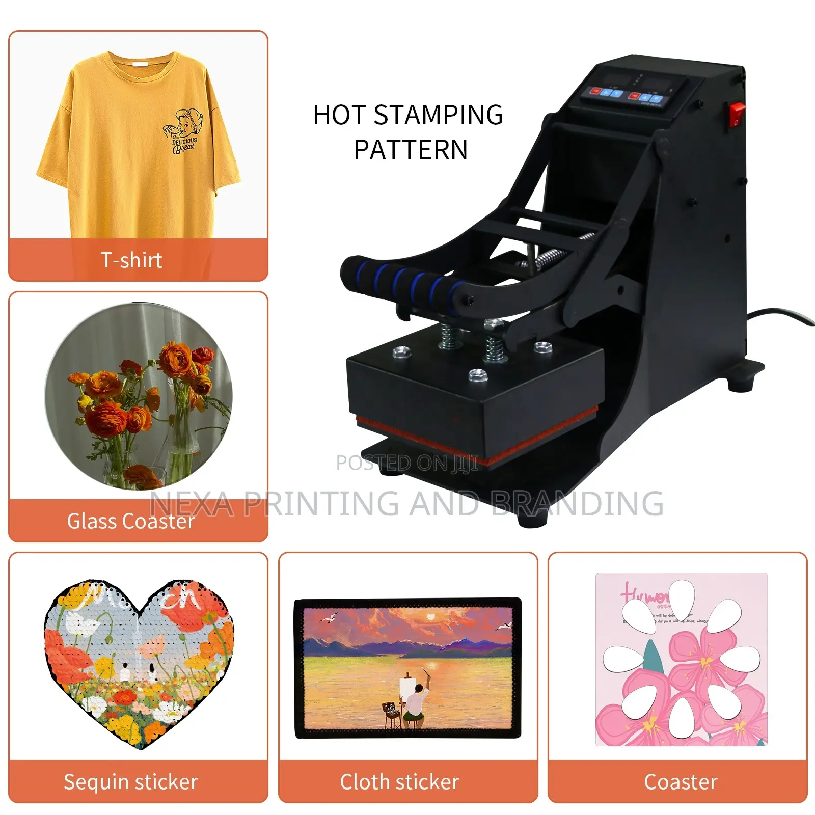 Semi Automatic Small Professional 15by15cm Logo Press Heat Press