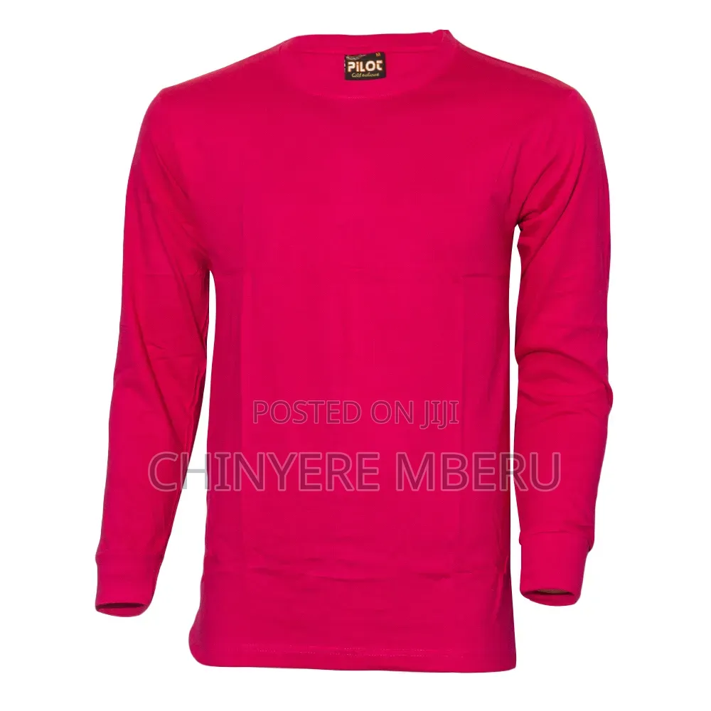 Slim Fit Pink Long Sleeve Shirt