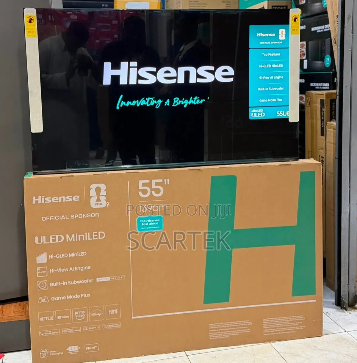 Hisense TV 55u6sken Uled