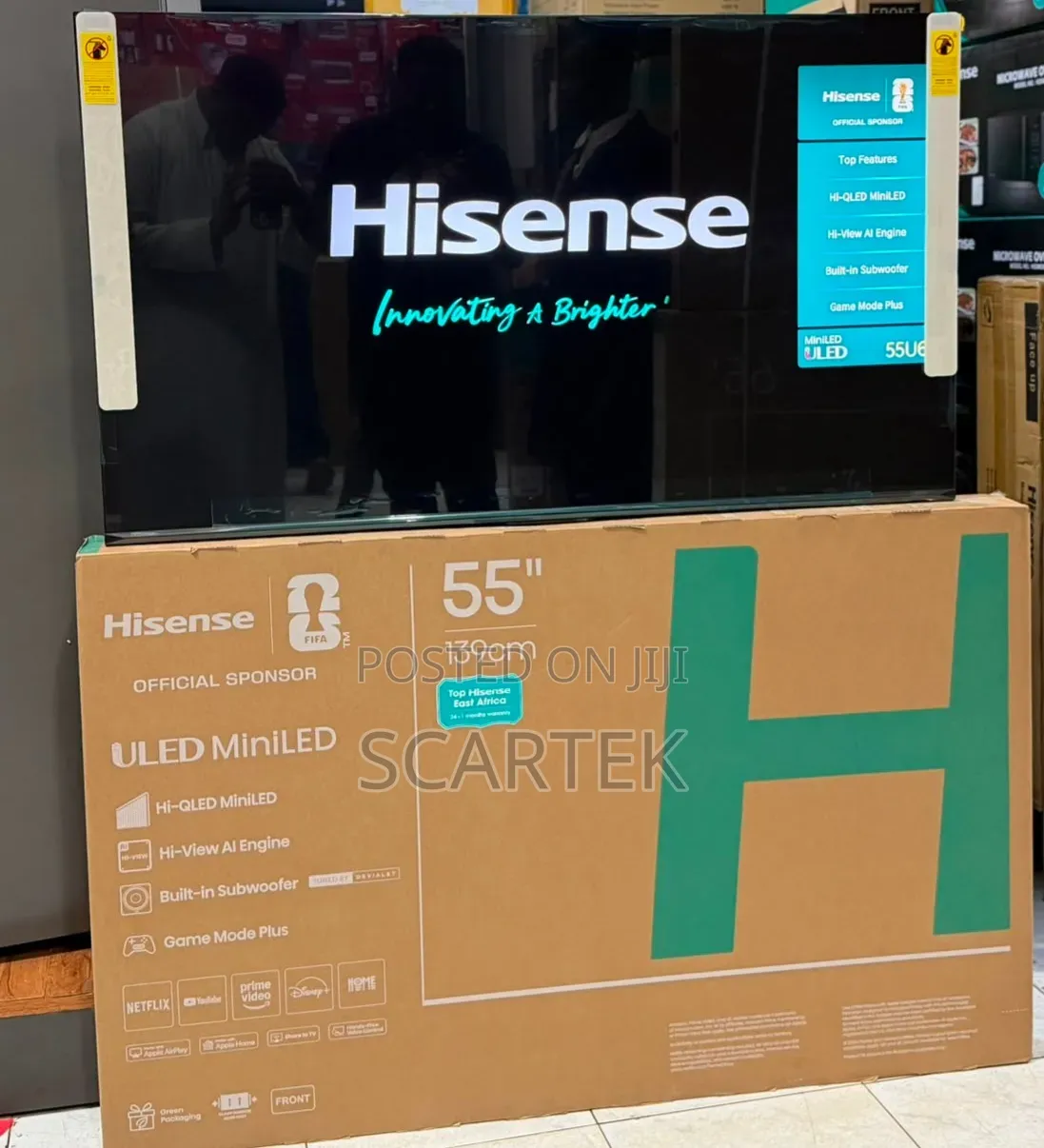 Hisense TV 55u6sken Uled