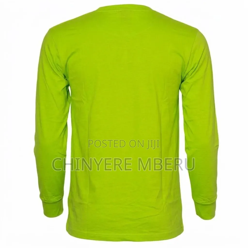Slim Fit Green Long Sleeve Shirt