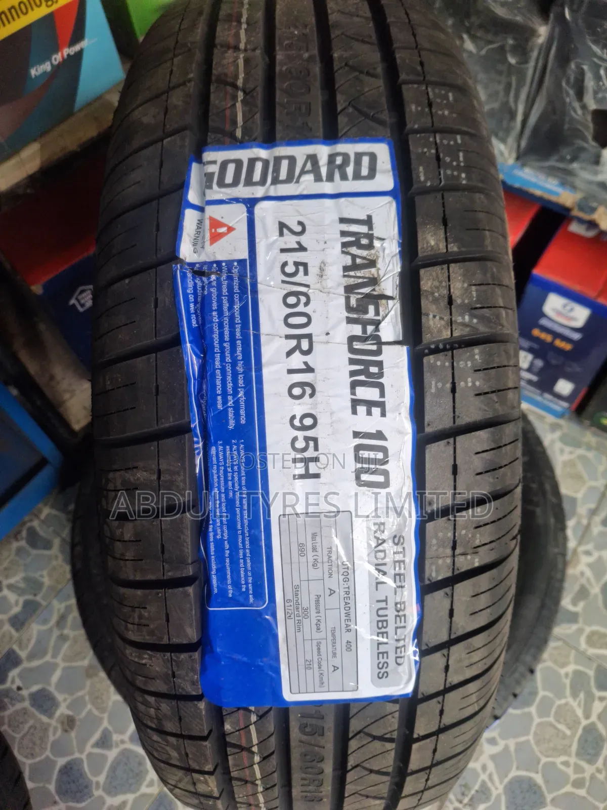 215/60r16 Goddard Transforce Tire