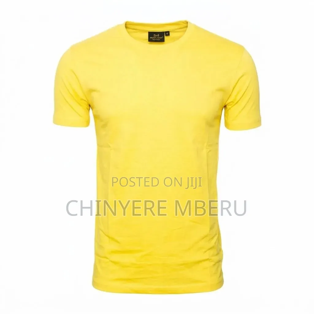 Slim Fit Yellow Short Sleeve Shirt