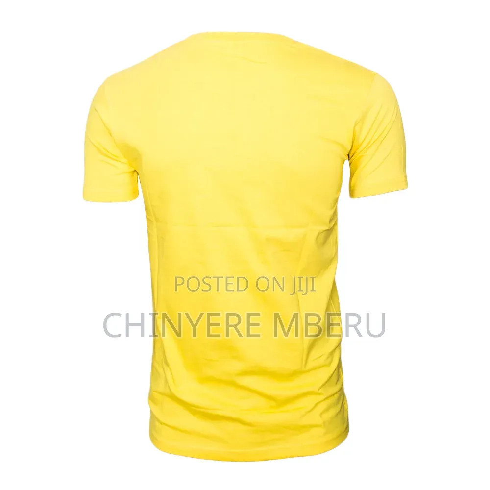 Slim Fit Yellow Short Sleeve Shirt