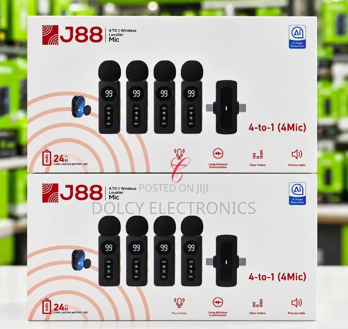 J88 Wireless Lavalier Microphone