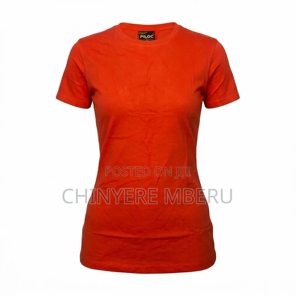 Slim Fit Dark Orange Short Sleeve Shirt