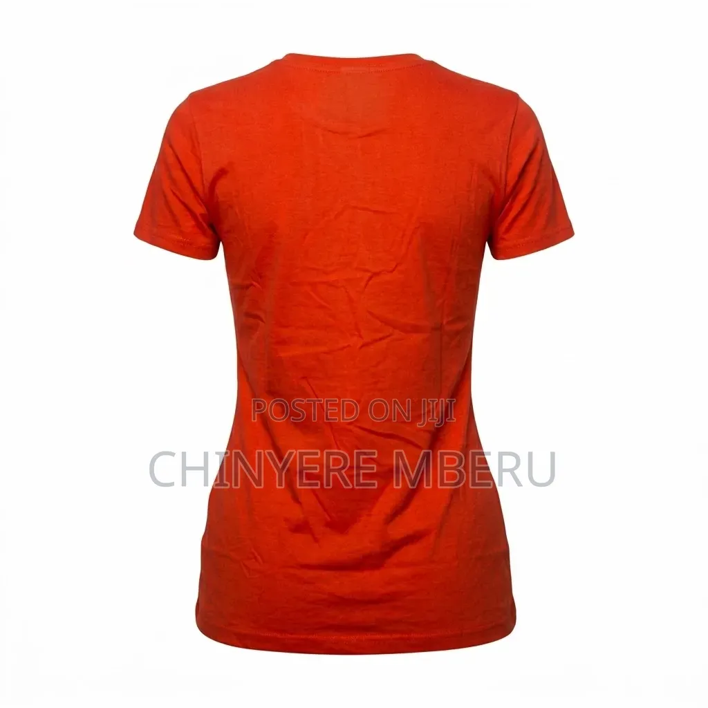 Slim Fit Dark Orange Short Sleeve Shirt