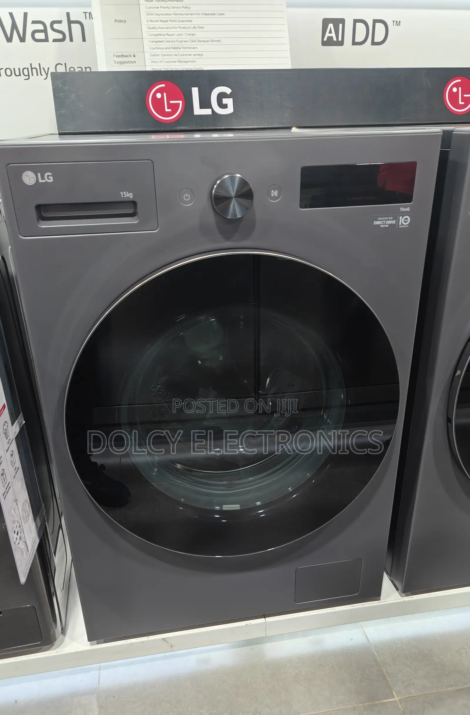 Foz6ydyp24 LG 15kg Front Load Washing Machine