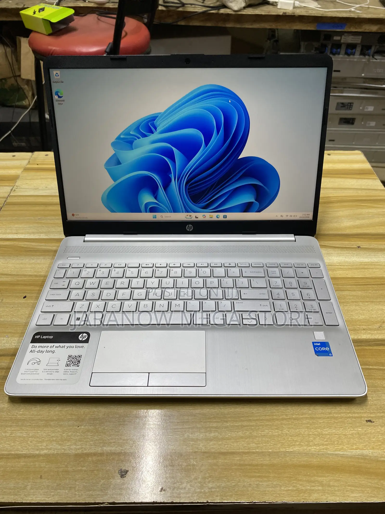 Laptop HP 15 8GB Intel Core i3 SSD 256GB