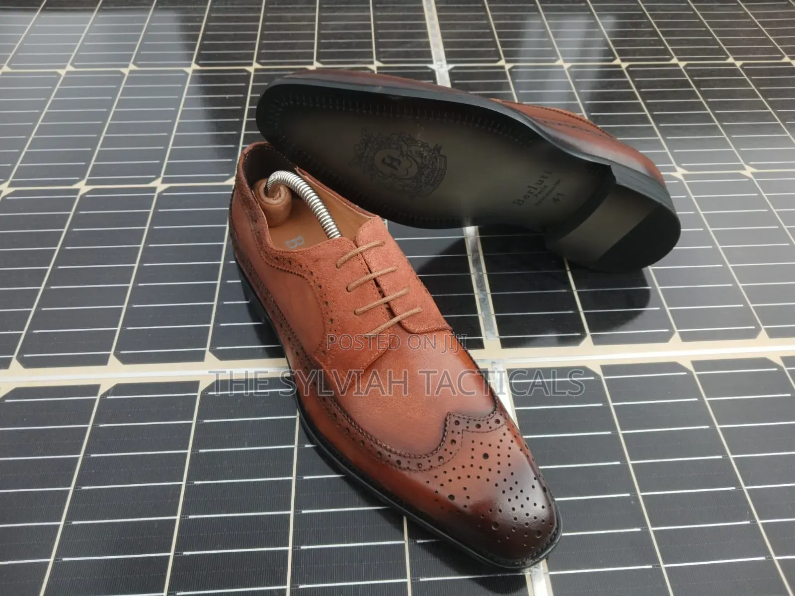 Original Smart Casual Semi Official Leather Men's Berluti Shoes