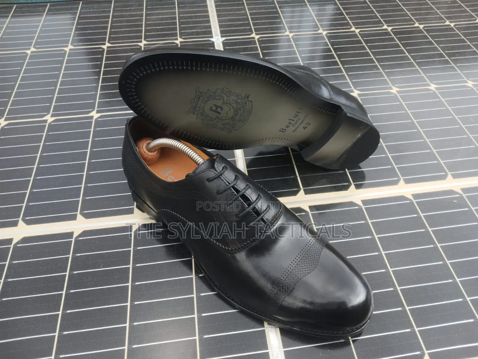 Original Smart Casual Semi Official Leather Men's Berluti Shoes