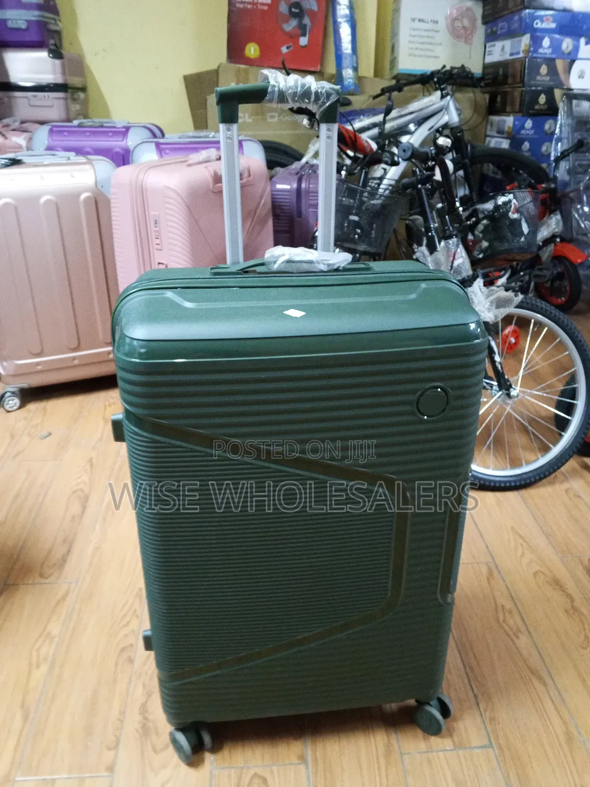 Large Size Suitcase Dark Green 55x32x22 Cm