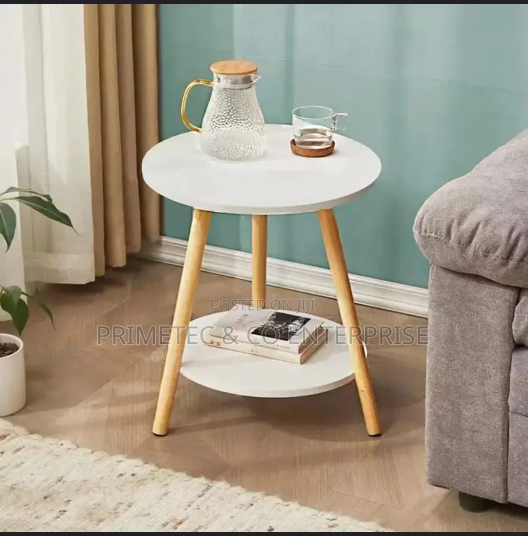 Double Top 3 Legged Cute Marble Table