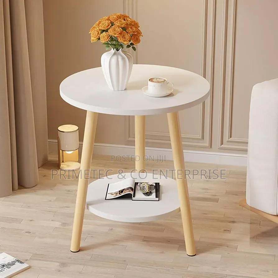 Double Top 3 Legged Cute Marble Table