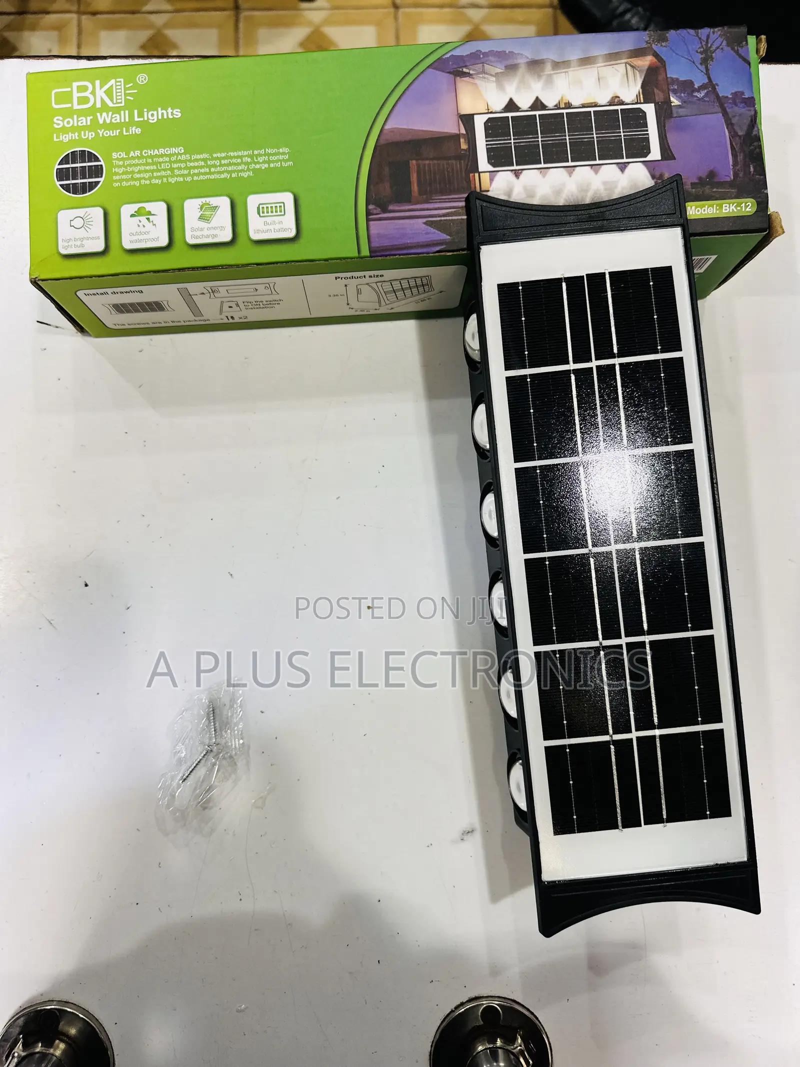 Solar Wall Lamp BK12 – Solar Light for Compound and Gate