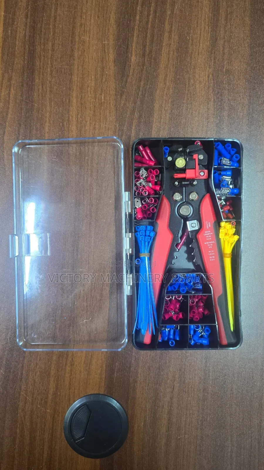 Cable Crimper and Stripper With Accessories