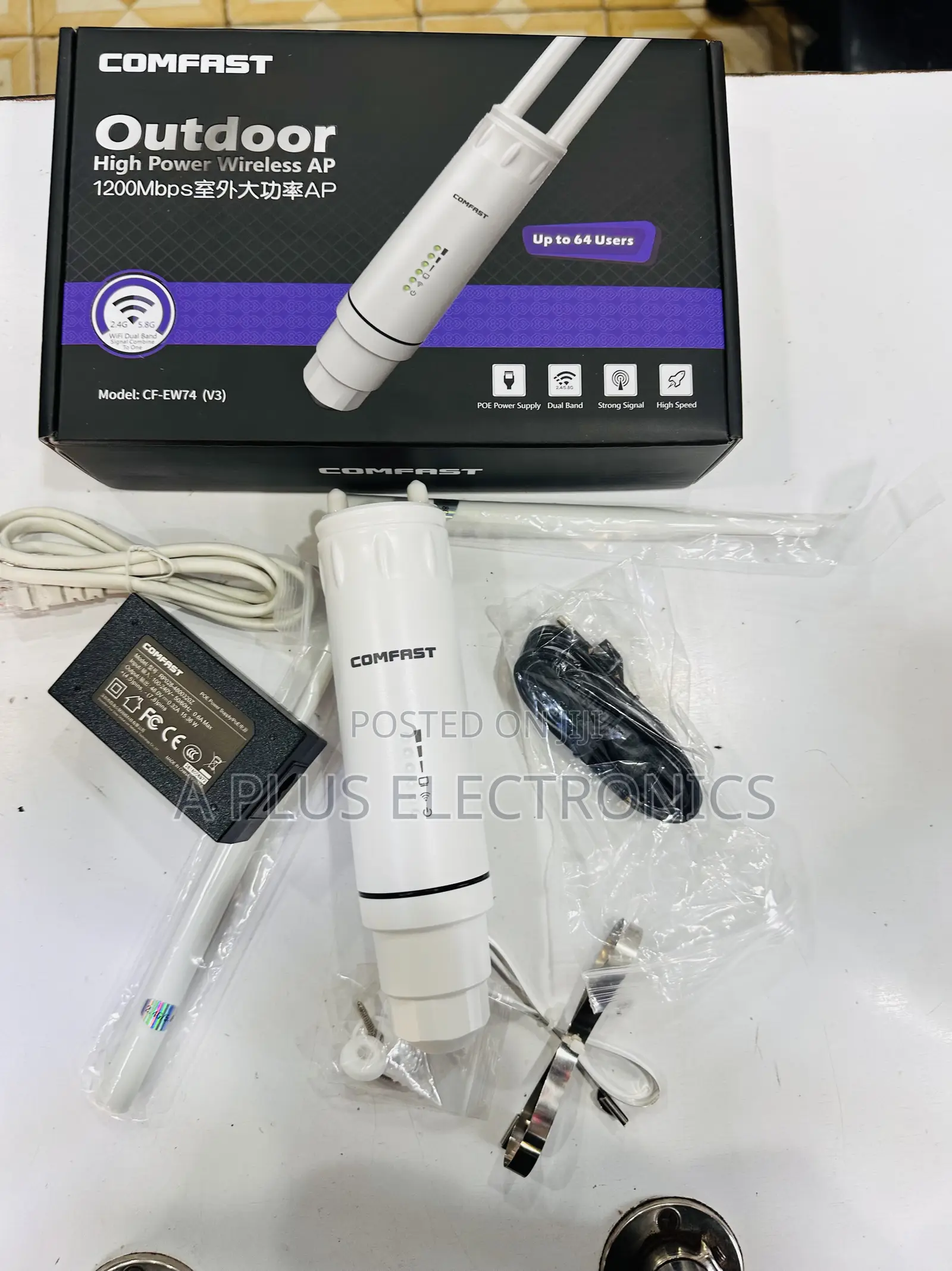 Comfast Wifi Extender (Upto 800m Range) – Strong Wifi Signal