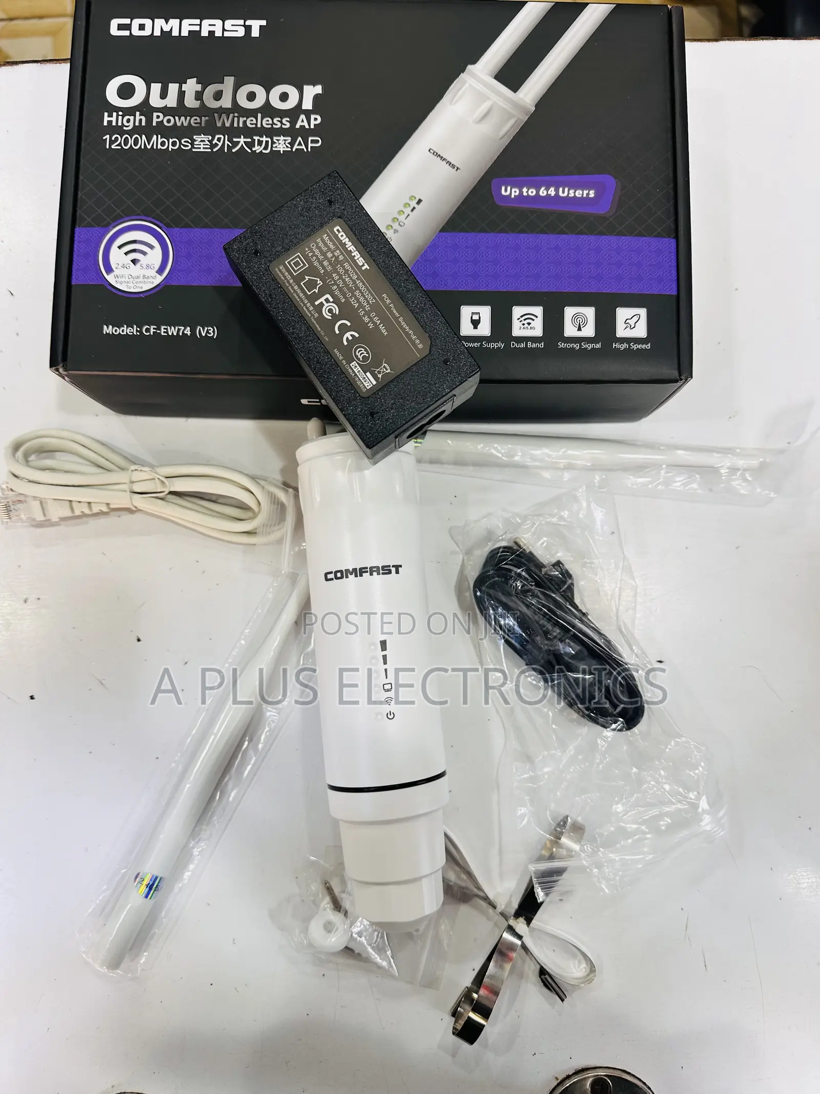 Comfast Wifi Extender (Upto 800m Range) – Strong Wifi Signal
