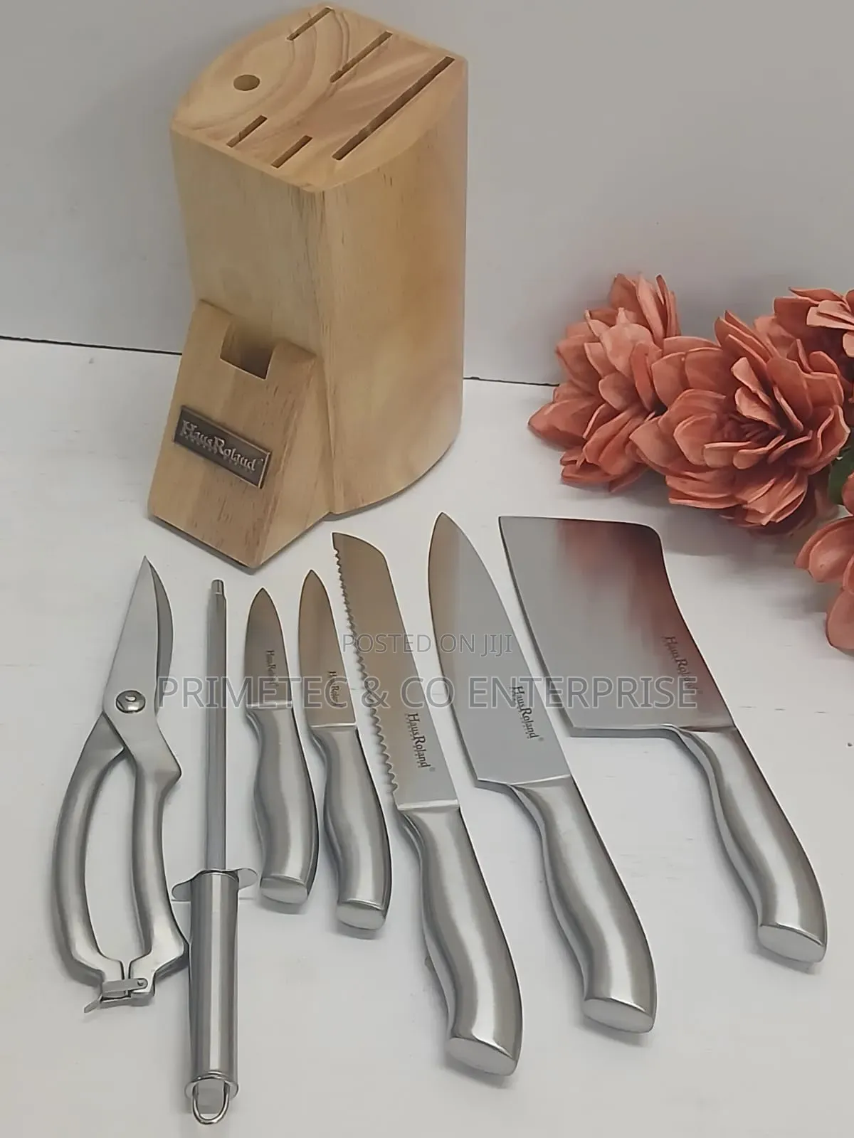 8 PCS Kitchen Knife Set With Wooden Stand