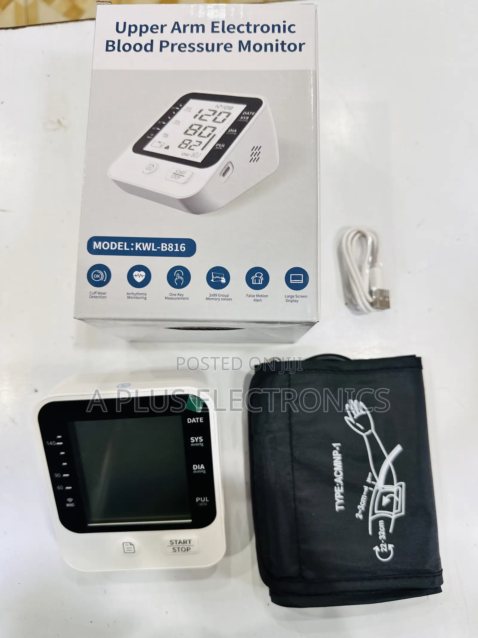 Blood Pressure Monitor B816 – Electronic BP Testing Device
