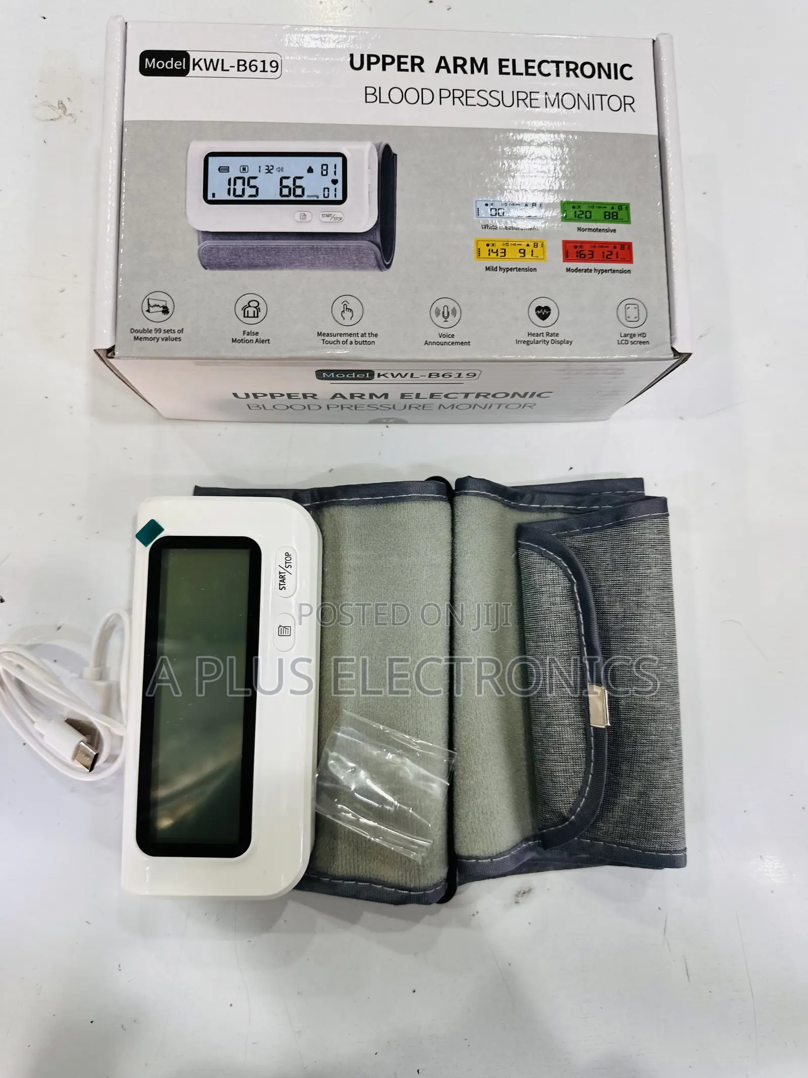 Blood Pressure Monitor B619 – Digital Automatic BP Machine