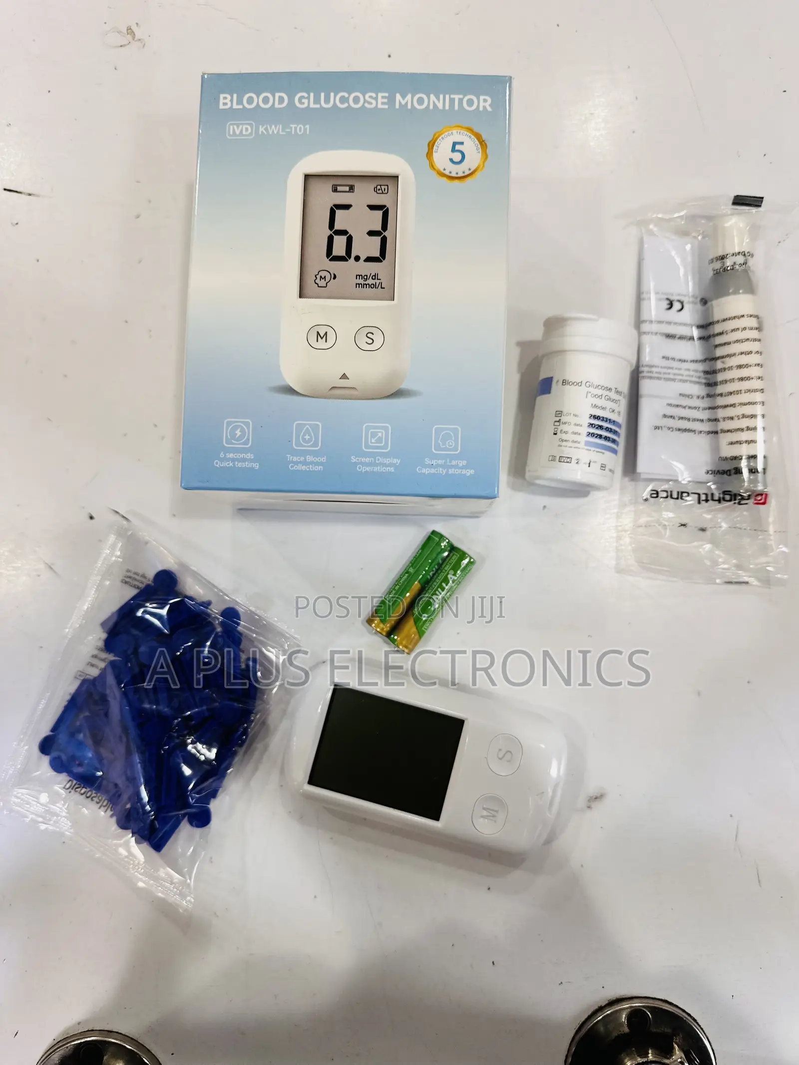 Blood Glucose Monitor T01 – Accurate Blood Sugar Monitor