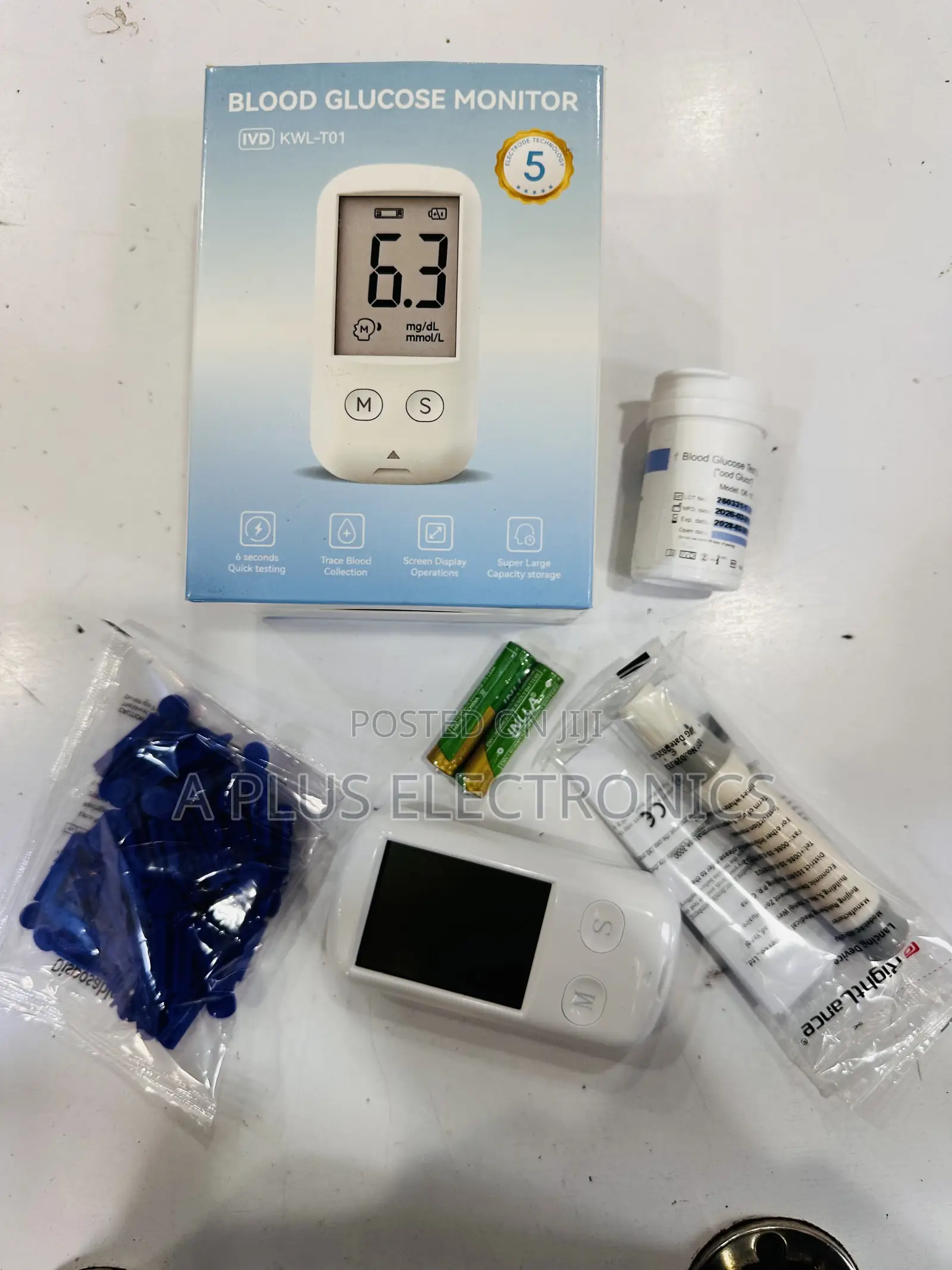 Blood Glucose Monitor T01 – Accurate Blood Sugar Monitor