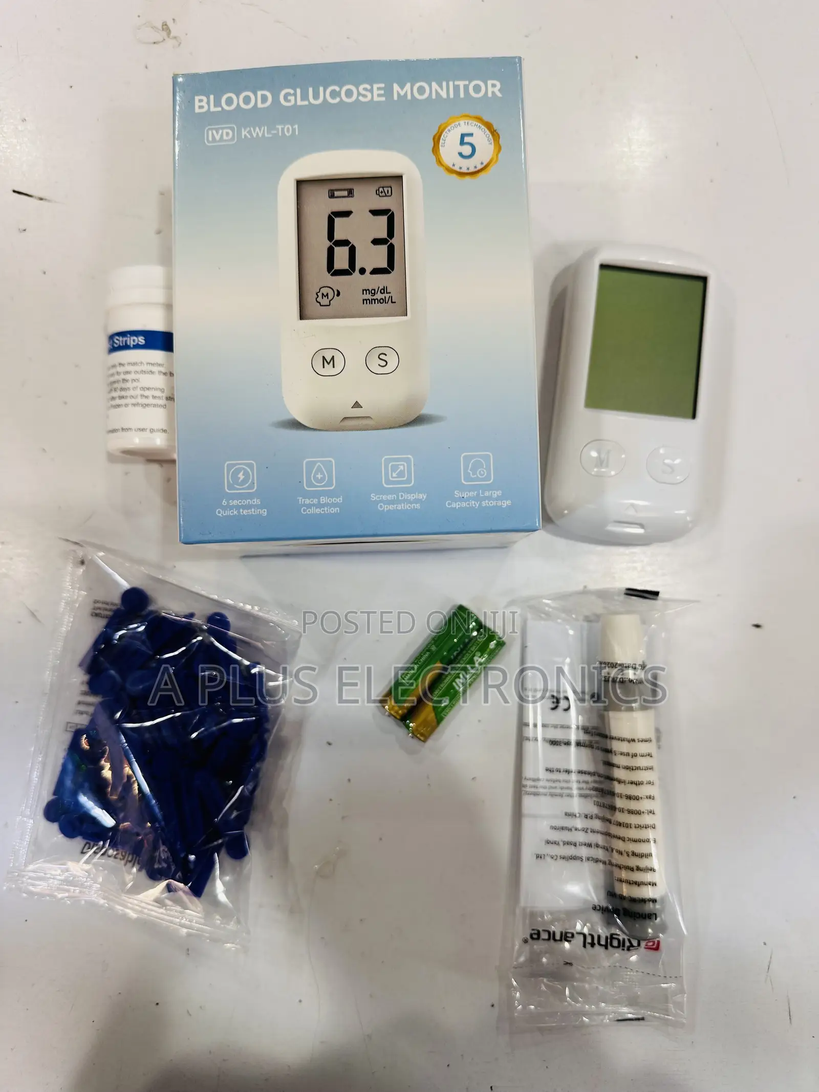Blood Glucose Monitor T01 – Easy-to-Use Glucose Meter
